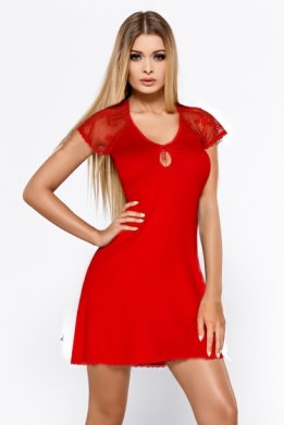 Luxe rood loungewear jurk